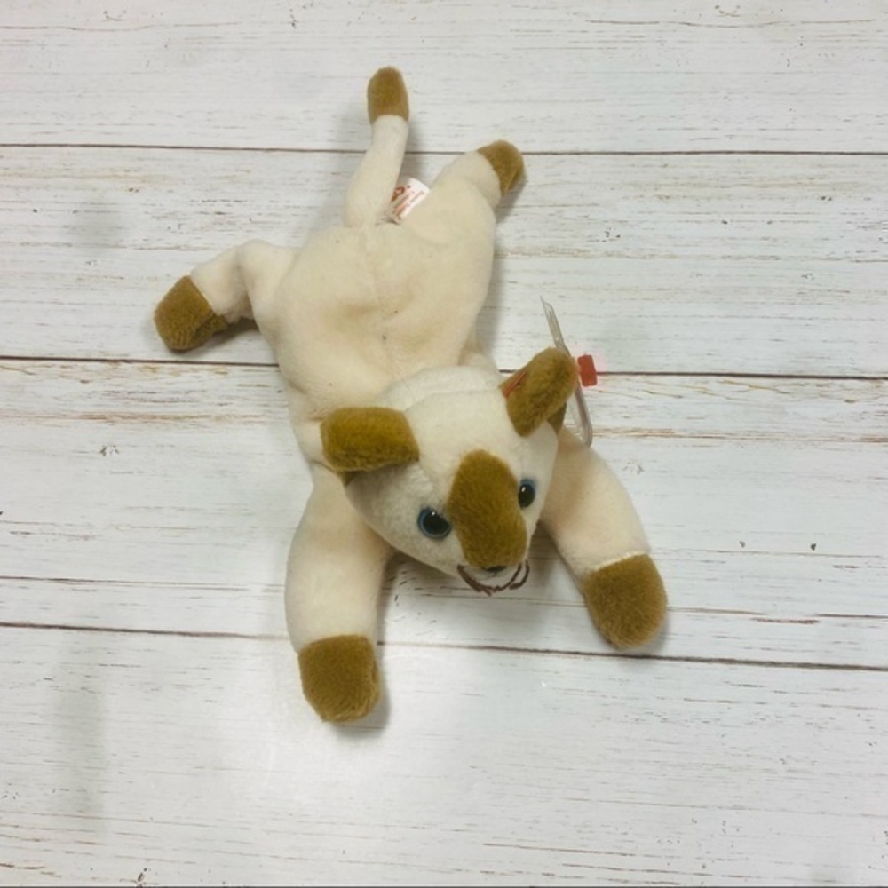 Rare,Ty Beanie Babies Collection Snip Siamese Cat Retired Errors 1996 Retired. - Picture 2 of 9